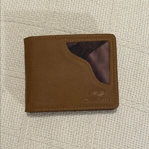 Mossy Oak Men’s Brown Leather Bifold Wallet